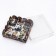 Cookie box, confectionery packaging, "beautiful evening", 12 x 12 x 3 cm, new year
