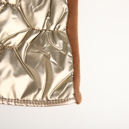 Gloves are female, dimensionless, without insulation, beige color-2