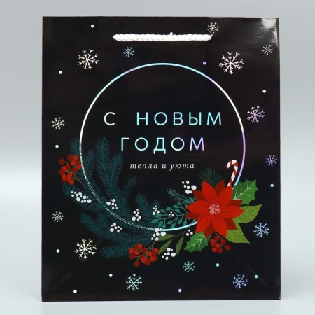 Holographic package “with love”, ml 23 x 27 x 11.5 cm, new year-1