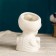 Skeleton Kashpo 10x7.5cm, white