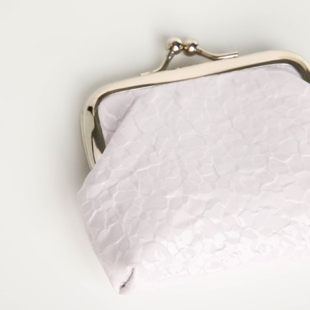 Women's wallet on the farmar, white color-2
