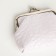 Women's wallet on the farmar, white color