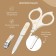 Manicure set: scissors, saw, nippers