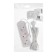 Extension cord 3 sockets, 5 m, 6 A, 1300 W, SHVVP 2x0.5 mm2, without salary, white