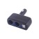 The cigarette lighter 2 nests + 2USB SkyWay prevented. 5a, one usb- 2a, the other - 1a, s02301019