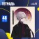 Notebook of 48 sheets in the cage "Anime. Boy and sky", covered cardboard, matte lamination, selective UV-polish, internal block design, offset