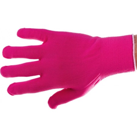 Nylon gloves, knitting class 13, size 9, fuchsia-4
