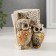 Souvenir Polystone Pencil "Filin with ornament" 6.5x8.5x9 cm