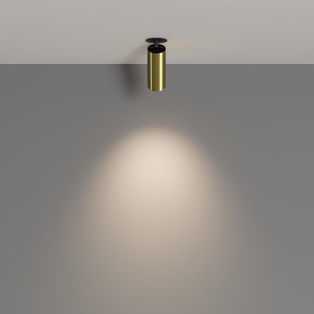 Technical C053CL-L12W4K-W-BS, LED, 12W, 5.2x5.2x15.8 cm, 1020lm, brass color-3
