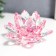 Souvenir glass "Lotus Rainbow Tourmaline" D-8.5 cm