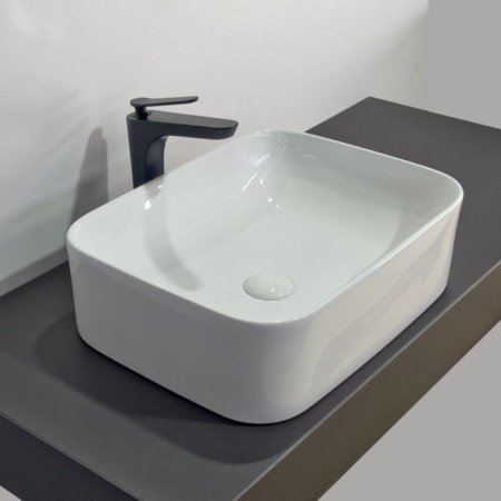 Comforty 78575-50 shell shell, rectangular, white color, 50 cm-2