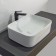 Comforty 78575-50 shell shell, rectangular, white color, 50 cm