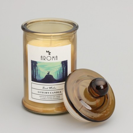 Aromatic candle in the bank "Blooming Jasmine", 40 hours, 95 gr, in the box-2