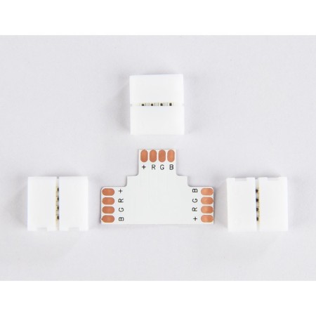Combator T for LED tape 5050 12/24V (4 contacts) GS7001, 5 pcs-2