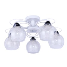 Sansa chandelier, 5x40W E27, white