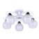 Sansa chandelier, 5x40W E27, white