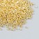 Glass beads 11/0 "cylinder. Light gold" 10 g