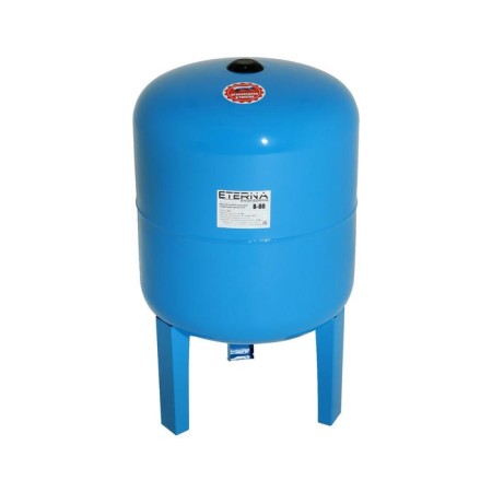 Eterna B-80 hydraulic accumulator, for water supply systems, lower connection, 80 liters