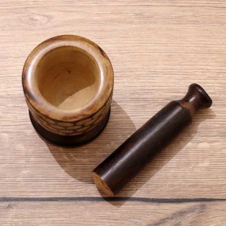 Stupa and pestle "inflorescence" tree 10x10x13.5 cm-3
