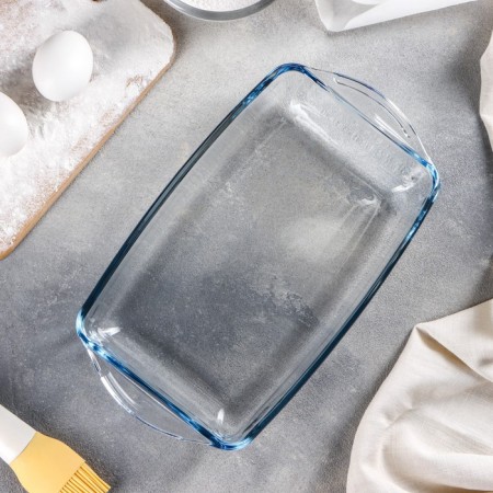 Rectangular baking form Borcam, 1.3/0.9 l, 28.6 × 16 × 5 cm, with a lid-2