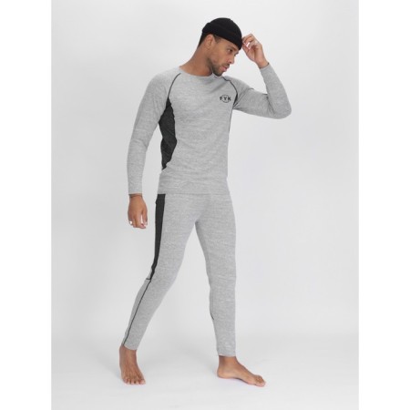 Thermal underwear is male, size 52-54, the color is light gray-6