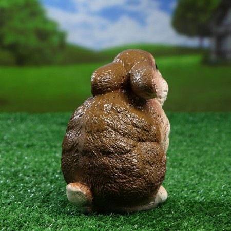 Garden figure "Hare cheerful" 14x10x16cm-4