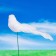 Plug "bird pigeon" 3x5cm/15cm, set 4pcs
