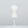 Animal clothing mannequin, textile, height 41 cm, OG 32 cm, from 25 cm, white