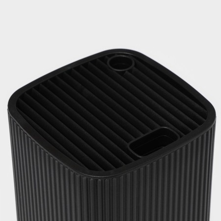 Soft knife stand, 11x11x22 cm, black color-3