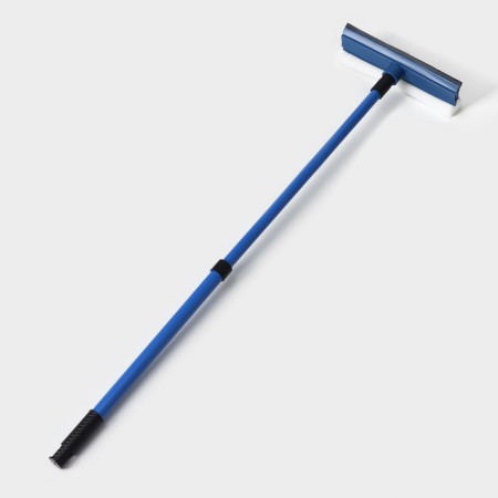 Workshop with a telescopic metal stained handle and a share of the shade, 20 × 49 (75) cm, foam rubber, blue color-5