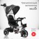 Three -wheeled bicycle Micio Velocet, Wheels EVA 10 "/8", COLLECT