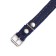 Collar combined leather/tarpaulin, dimensionless, 56 x 2.5 cm, Osh 25-51 cm, blue