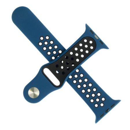 Smart watch strap, with perforation, 42 mm, l = 23 cm, silicone