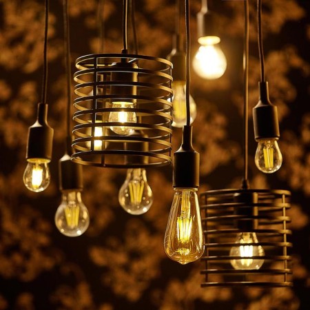 LED lamp "Retro", ST64, 6 W, E27, 630 lm, 2700 K, warm white, yellow-2