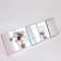 Desktop mirror - suspended, mirror surface 13.5 × 18.5 cm, color mix
