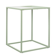 Coffee mayen table, 450 × 450 × 550 mm, white / green color
