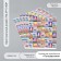 Scrapbooking Paper "Travel" density 180 grams set 5 pcs 30.5x32 cm