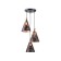 Suspended Ambrella Light, Loft, TR8435, 3HE27, Black color, gold