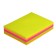 Block with a sticky edge, 100 sheets, 5 colors, fluorescent