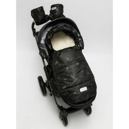 Winter envelope Snowy Baby, height 85 cm, cosmos/black color-4