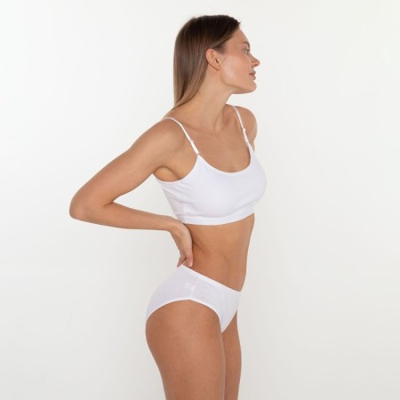 Panties female slips, white color, size 48 (xl)-2