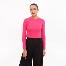 Women's Longsliva Minaku: Basic Line Fuchsia Color, Rr. 42