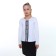 School blouse for a girl, white color, height 134 cm