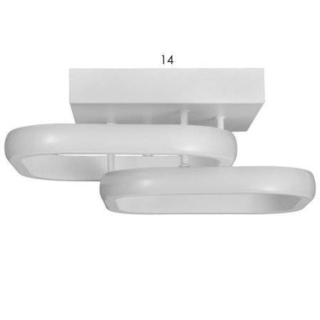 Lamp 2511/2WT LED 13W 4000k white 24x20 cm-3