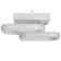 Lamp 2511/2WT LED 13W 4000k white 24x20 cm