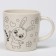 Set of mug for coloring "Flower World", 300 ml