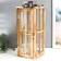 Climber tree "Lantern - large windows" brown set 2 pcs 30x13x13; 49x18.5x18.5 cm