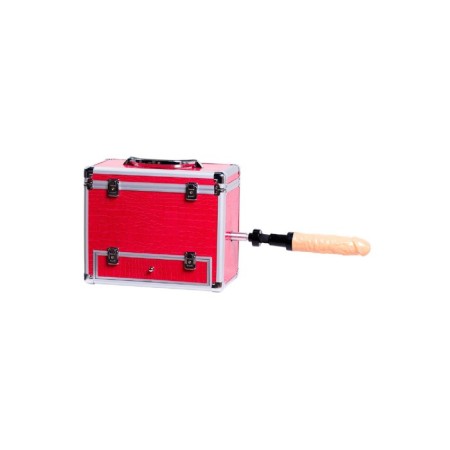 Sex Machine suitcase Diva Wiggler, 2 nozzles, metal, pink color, 17 cm-3