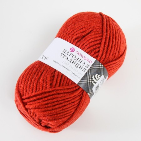 Yarn "Folk tradition" 30% wool 70% acrylic 100m/100g (397-curamika)-1