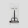 Scissors manicure, wide, bent, 9 cm, black color